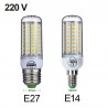 Lâmpada LED - SMD 5730 - 220V - E14 - E27