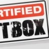Autocolante decorativo para carro - Shitbox certificado