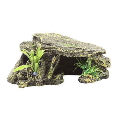 Ilha de resina - decoração de aquário