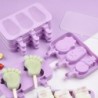Molde de silicone para gelados - para fazer sobremesas caseiras - reutilizável