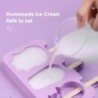 Molde de silicone para gelados - para fazer sobremesas caseiras - reutilizável