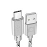 Cabo trançado de nylon - dados / sincronização / carregamento rápido - USB Tipo C