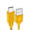 Nylon braided cable - data / sync / fast charging - USB Type CCables