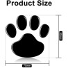 Impressão de pé de animal 3D - adesivo de carro