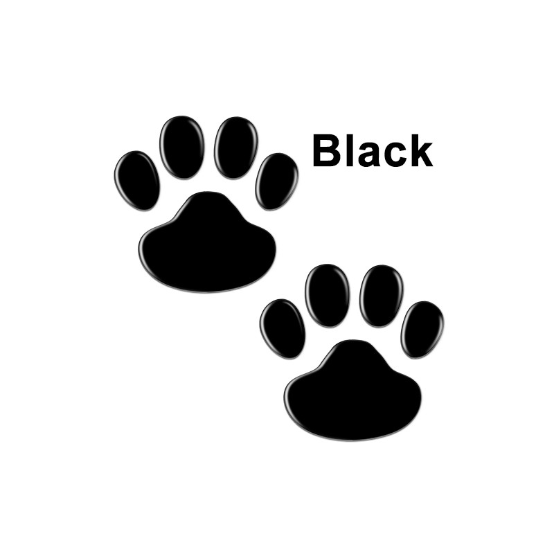 3D animal foot print - car stickerStickers