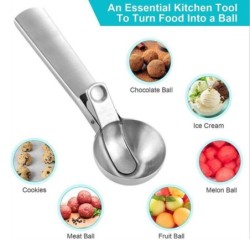 Multifunction ice cream scoop - stainless steelCutlery