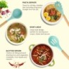 Silicone kitchen utensils - with wooden handle - 11 piecesCutlery