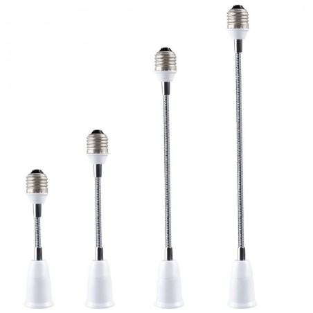 Encaixe E27 a E27 - porta-lâmpada flexível - extensão - adaptador de iluminação