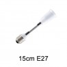 Encaixe E27 a E27 - porta-lâmpada flexível - extensão - adaptador de iluminação
