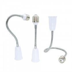 Encaixe E27 a E27 - porta-lâmpada flexível - extensão - adaptador de iluminação