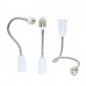 Encaixe E27 a E27 - porta-lâmpada flexível - extensão - adaptador de iluminação