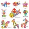 Blocos plásticos magnéticos - conjunto de construção - brinquedo educativo