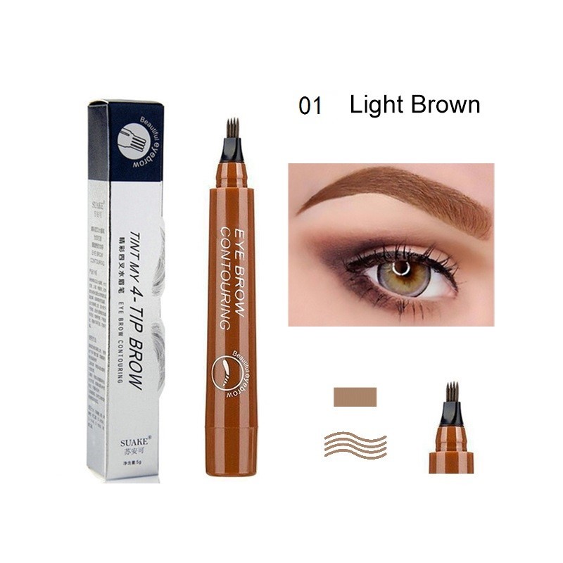 Eyebrow waterproof pen - fork style tipEyes