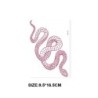 Temporary tattoo - sticker - red snakeStickers