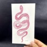 Tatuagem temporária - adesivo - cobra vermelha