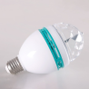 Rotating RGB LED stage light - bulb - sound activated - E27Stage & events lighting