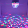 Rotating RGB LED stage light - bulb - sound activated - E27Stage & events lighting