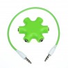 Divisor de áudio com conector de 3,5 mm - 1 a 5