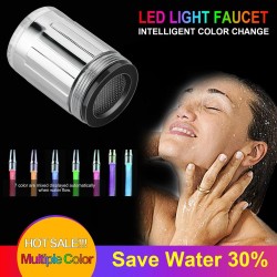Cabeça de torneira de torneira de água LED - 7 cores