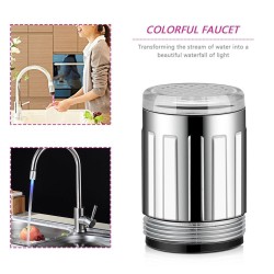 Cabeça de torneira de torneira de água LED - 7 cores
