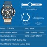 CURREN - luxury Quartz watch - leather strap - waterproofWatches