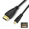 Cabo micro HDMI para HDMI - V1.4 - 1080P - ultra HD