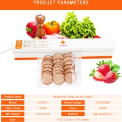 Máquina seladora a vácuo para alimentos