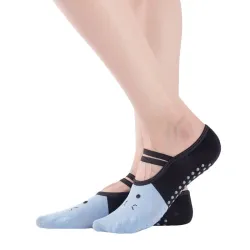 Meias de yoga/ballet - antiderrapantes