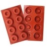 Molde para rosquinhas de silicone - tabuleiro antiaderente
