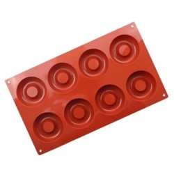 Molde para rosquinhas de silicone - tabuleiro antiaderente