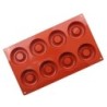 Molde para rosquinhas de silicone - tabuleiro antiaderente