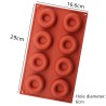 Molde para rosquinhas de silicone - tabuleiro antiaderente