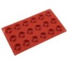 Forma de silicone para donuts - tabuleiro antiaderente - 18 furos