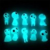 Espíritos de árvores luminosas - mini fantasmas - decoração de jardim - azul - 10 peças