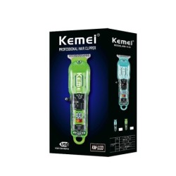 Kemei 1113 - máquina de cortar cabelo profissional - aparador - USB