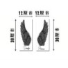 Tatuagem temporária - adesivo - asas de anjo - 2 peças