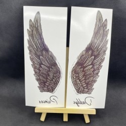 Tatuagem temporária - adesivo - asas de anjo - 2 peças