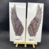 Tatuagem temporária - adesivo - asas de anjo - 2 peças