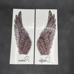 Tatuagem temporária - adesivo - asas de anjo - 2 peças
