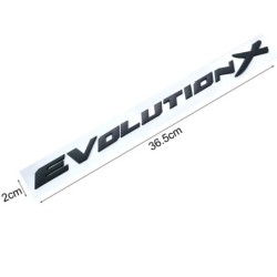 Emblema decorativo do carro - adesivo de plástico - letras Evolution X