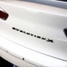 Emblema decorativo do carro - adesivo de plástico - letras Evolution X