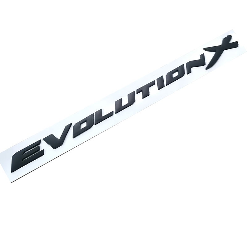Emblema decorativo do carro - adesivo de plástico - letras Evolution X