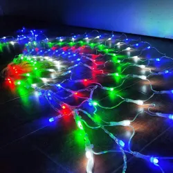 Colorful peacock net - string LED lights - 3 MChristmas