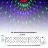 Colorful peacock net - string LED lights - 3 MChristmas