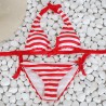 Sexy striped bikini setBeachwear