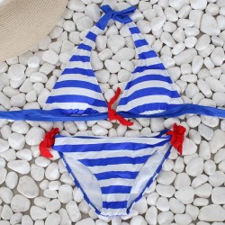 Sexy striped bikini setBeachwear