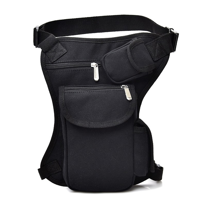 Cintura / bolsa de perna de lona - com cinto