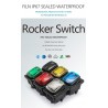 DPST de 4 pinos - T85 - alternância de carro / barco - interruptor basculante com LED - à prova d'água