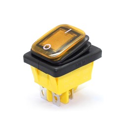 4 Pin DPST - T85 - car / boat toggle - rocker switch with LED - waterproofSwitches