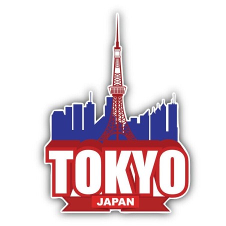 Adesivo de carro de vinil - Japão Tóquio
